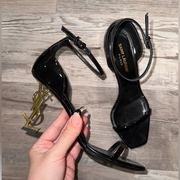 Saint Laurent Opyum 85 High-Heel Sandals ONLY WORN ONE SIZE 40 (has defect) - Picture 3 of 8